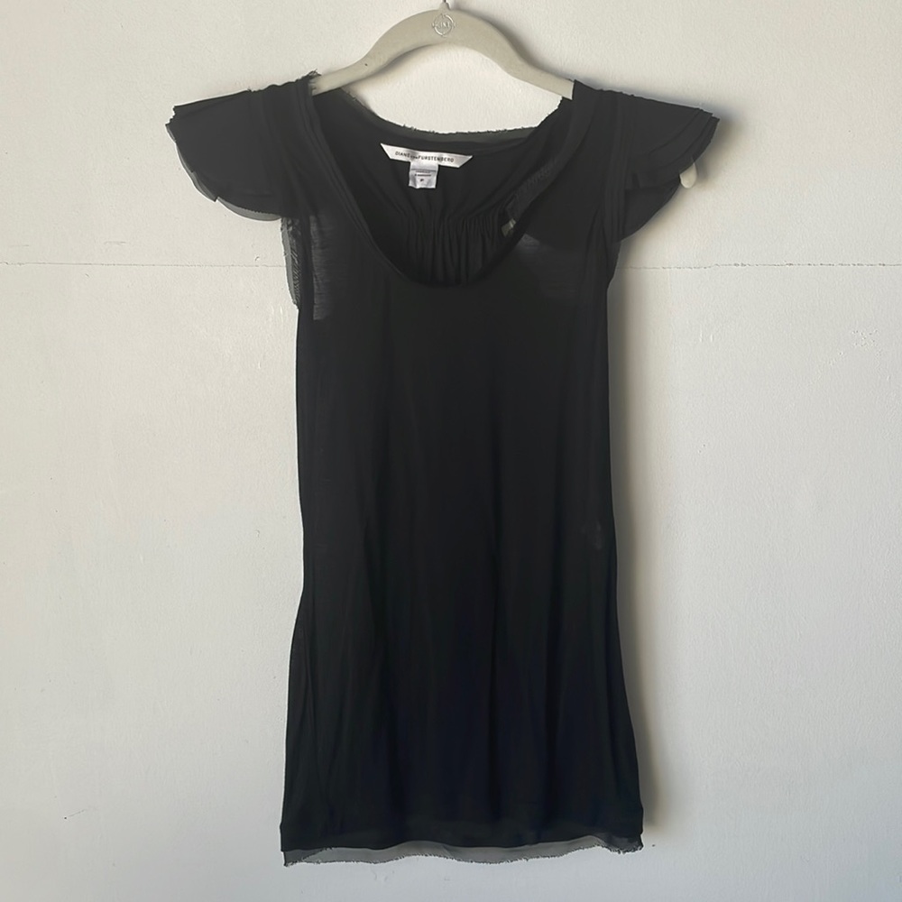 Sold! Diane von Furstenberg black tank top